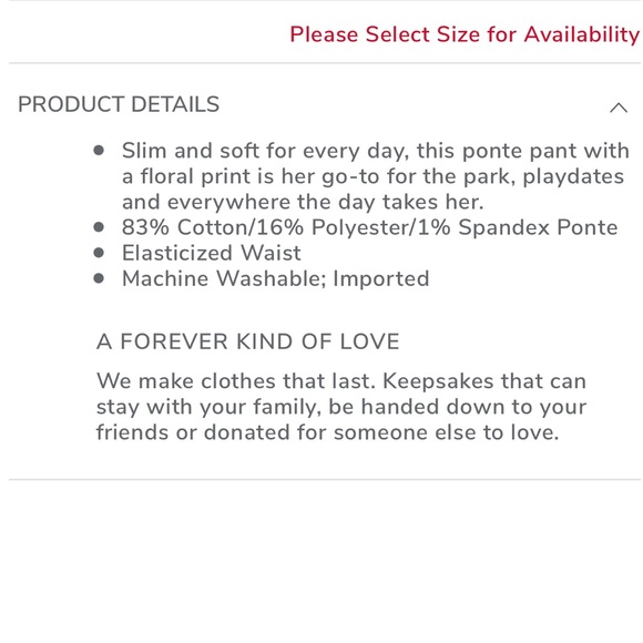 NEW WOT Janie&Jack Set of Floral Ponte Pants - Picture 4 of 10